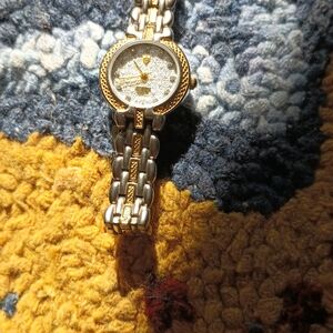 Elegant Gold and Silver Women's Watch, Xtra Links. Small To Medium Sized